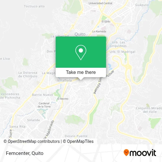 Femcenter map