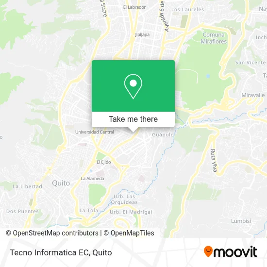 Tecno Informatica EC map