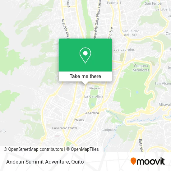 Andean Summit Adventure map