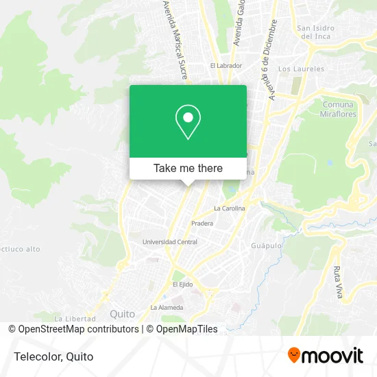 Telecolor map