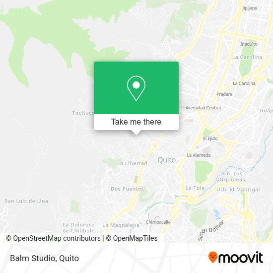 Balm Studio map