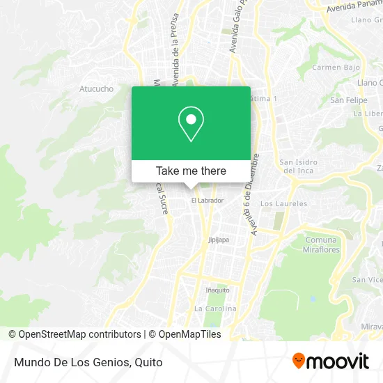 Mundo De Los Genios map