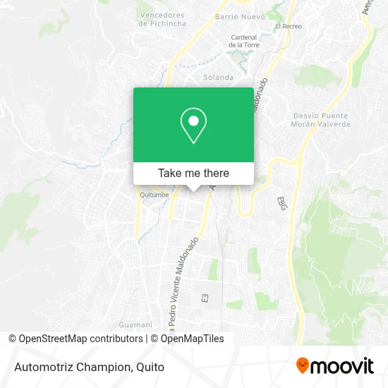 Automotriz Champion map