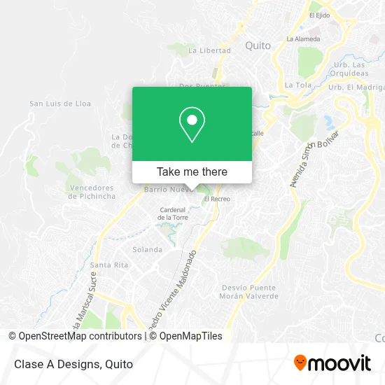 Clase A Designs map