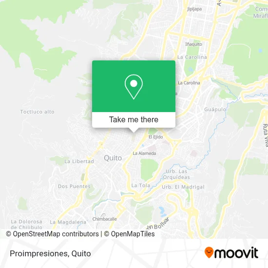 Proimpresiones map
