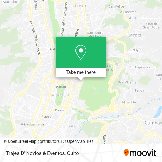 Trajes D' Novios & Eventos map
