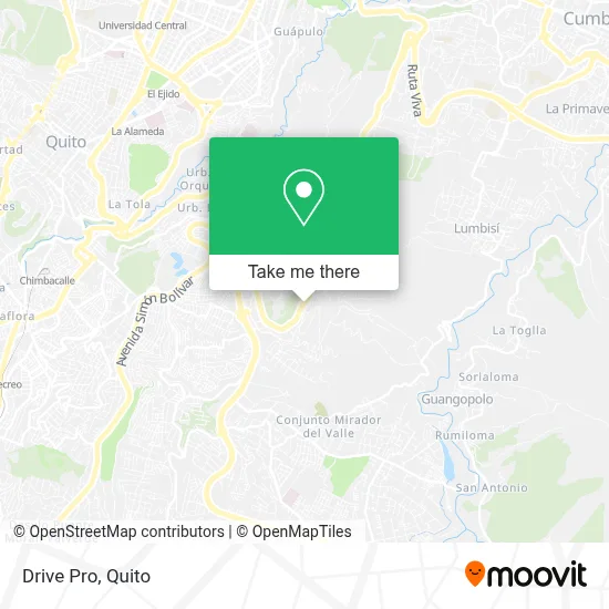Drive Pro map
