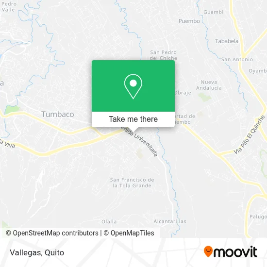 Vallegas map