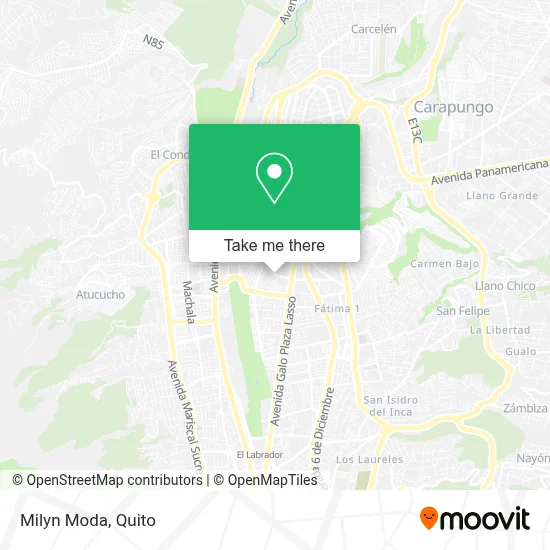 Milyn Moda map