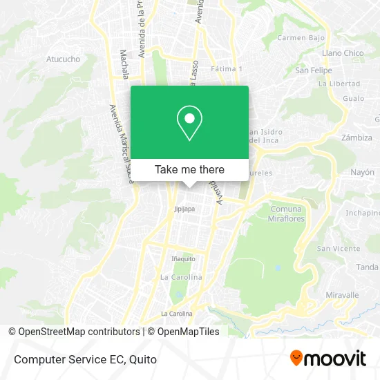 Computer Service EC map