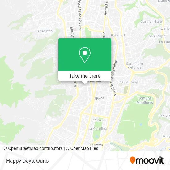 Happy Days map