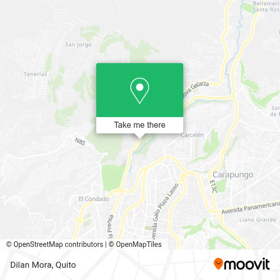 Dilan Mora map