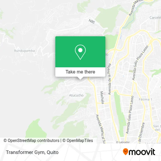 Transformer Gym map