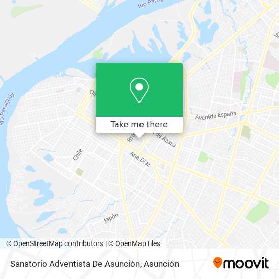 Sanatorio Adventista De Asunción map