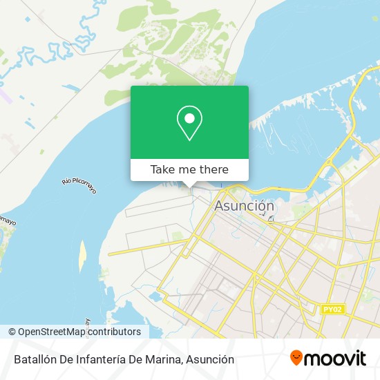 Mapa de Batallón De Infantería De Marina