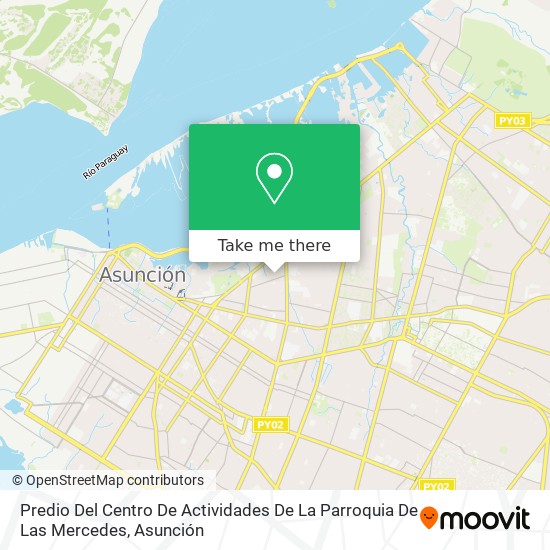 Predio Del Centro De Actividades De La Parroquia De Las Mercedes map