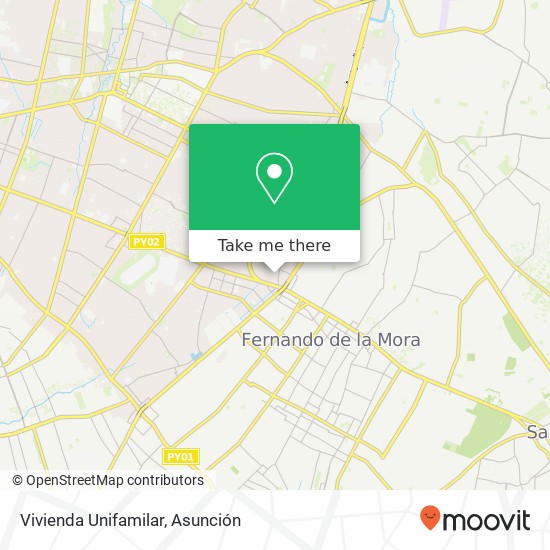 Vivienda Unifamilar map