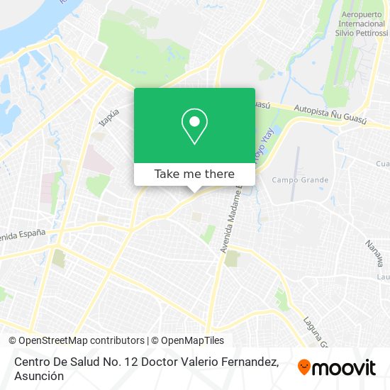 Centro De Salud No. 12 Doctor Valerio Fernandez map
