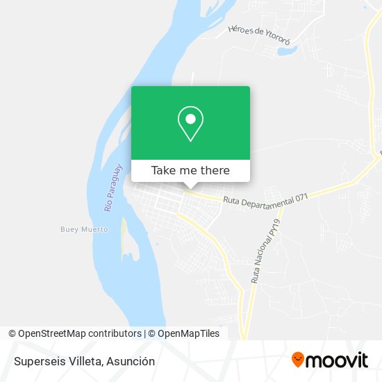 Mapa de Superseis Villeta