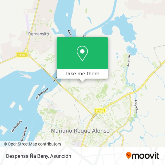 Despensa Ña Beny map