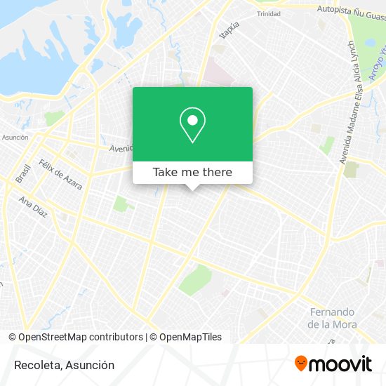 Recoleta map