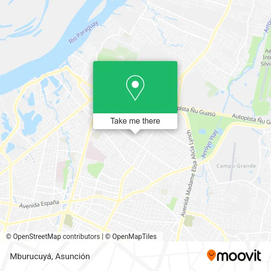 Mburucuyá map