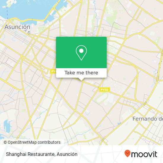 Shanghai Restaurante map