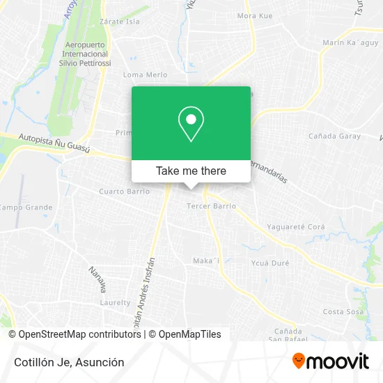 Mapa de Cotillón Je