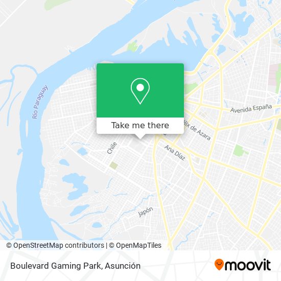 Boulevard Gaming Park map