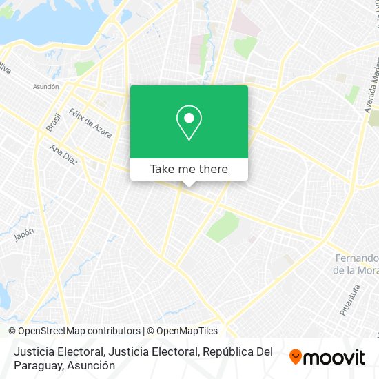Justicia Electoral, Justicia Electoral, República Del Paraguay map