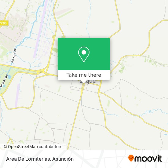 Area De Lomiterías map