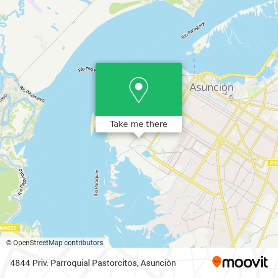 4844 Priv. Parroquial Pastorcitos map