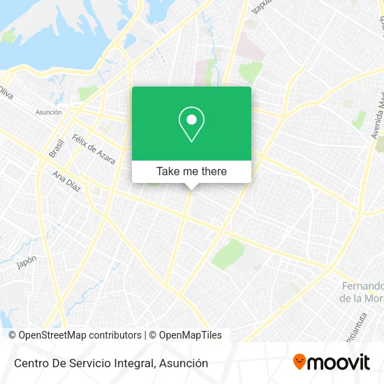 Mapa de Centro De Servicio Integral