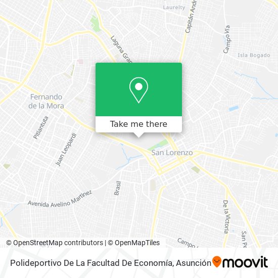 Polideportivo De La Facultad De Economía map