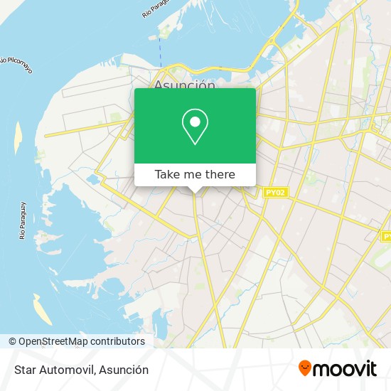 Star Automovil map
