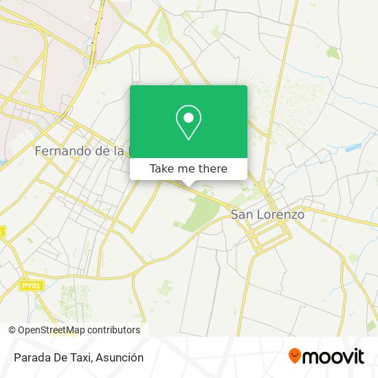 Parada De Taxi map