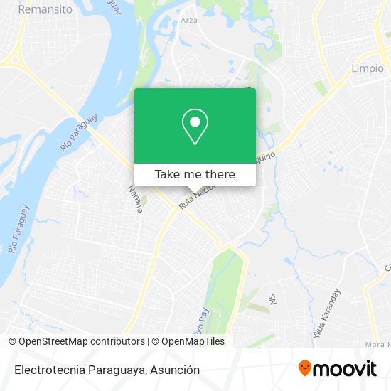 Electrotecnia Paraguaya map