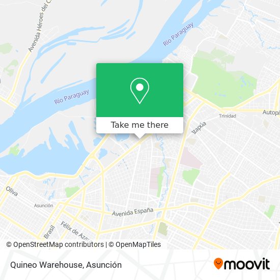 Quineo Warehouse map