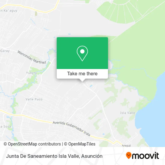 Mapa de Junta De Saneamiento Isla Valle