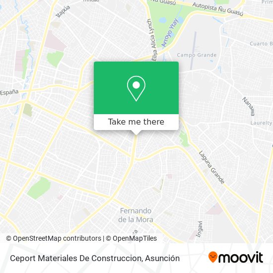 Mapa de Ceport Materiales De Construccion