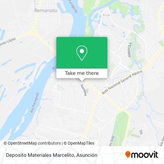 Deposito Materiales Marcelito map