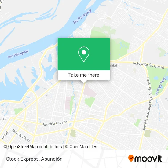 Stock Express map