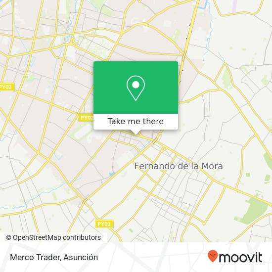 Mapa de Merco Trader