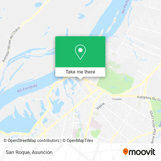 San Roque map