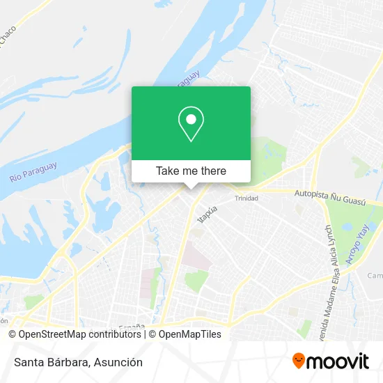 Santa Bárbara map