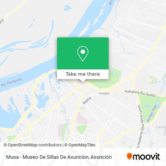 Mapa de Musa - Museo De Sillas De Asunción