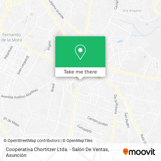 Cooperativa Chortitzer Ltda. - Salón De Ventas map