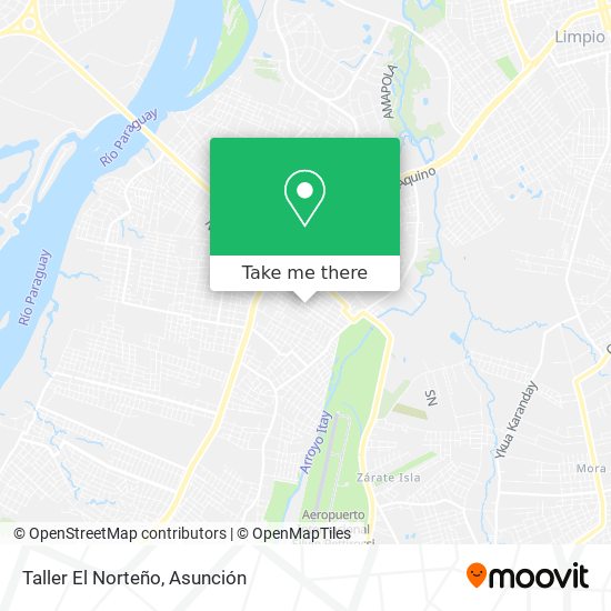 Mapa de Taller El Norteño