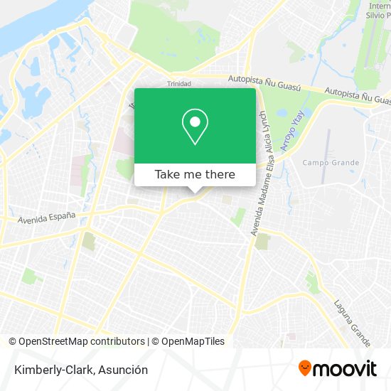 Mapa de Kimberly-Clark