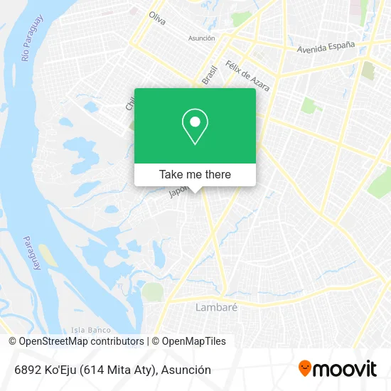 Mapa de 6892 Ko'Eju (614 Mita Aty)